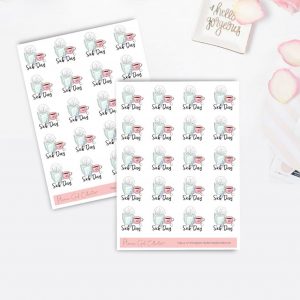 Sick Day Mini Sticker Kit
