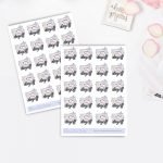 Day Off Mini Sticker Kit