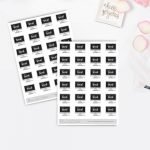 Work Mini Sticker Kit