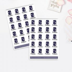 Bill Due Mini Sticker Kit