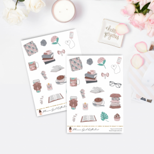 Bookoholic Mini Sticker Kit