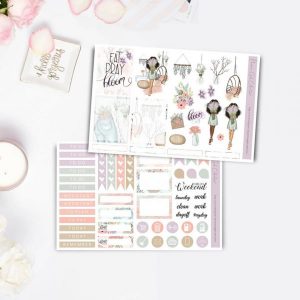 Eat Pray Bloom Sticker Kit