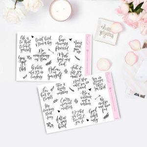 Motivational Sticker Kit
