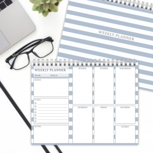 Weekly Planner - Horizontal Stripe