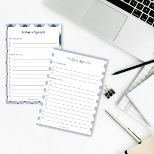 Today's Agenda Pad