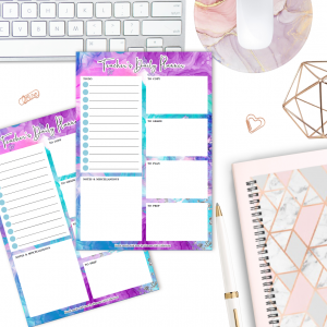 Teacher's Daily Planner Pad