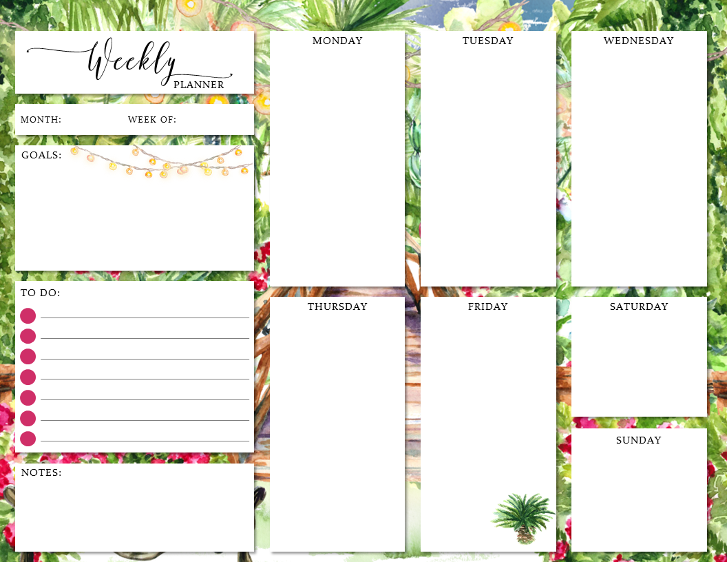 Weekly Planner - Lush Gran Couva - Image 3