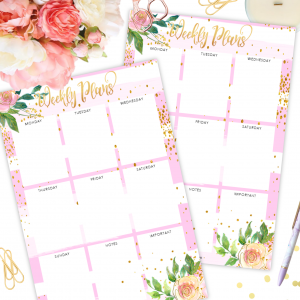 Weekly Planner Pad