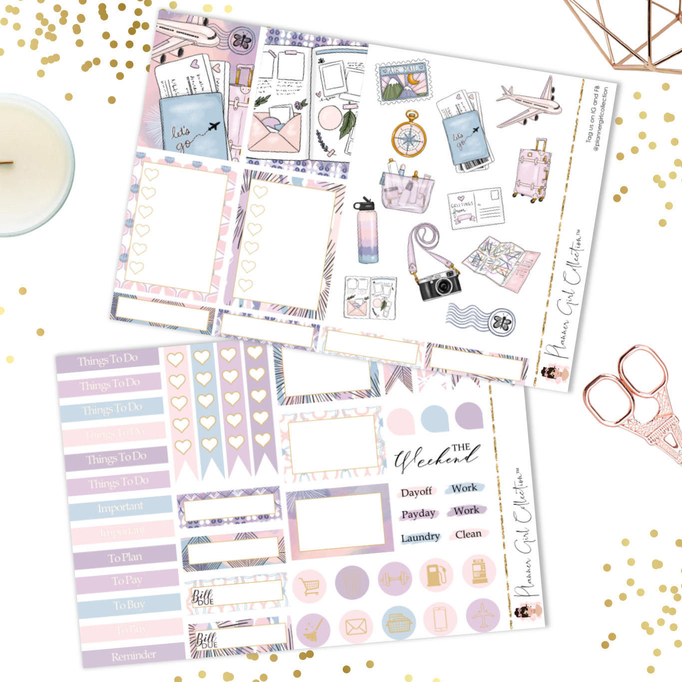 Travel Sticker Kit