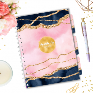 Electric Rose 3 Subject Notebook