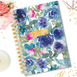 Watercolor Floral Journal/Notebook