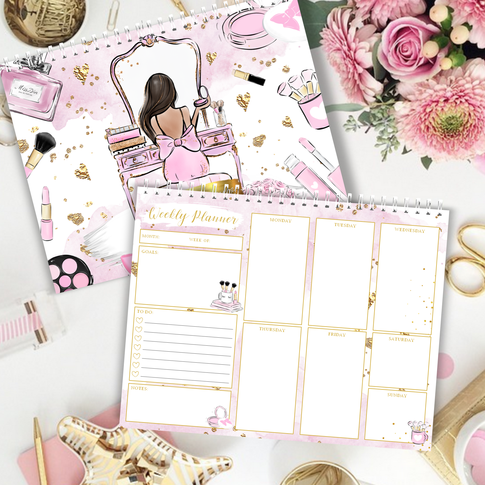 Weekly Planner - Makeup Lover