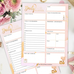 Daily Planner Pad - Wabi Sabi
