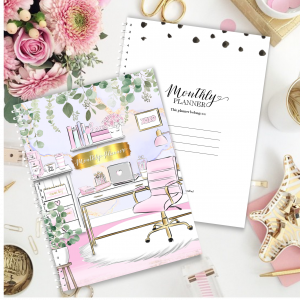 Monthly Planner - Girly Office
