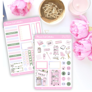 Girly Office Sticker Kit