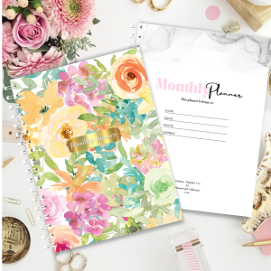 Monthly Planner - Floral Fusion