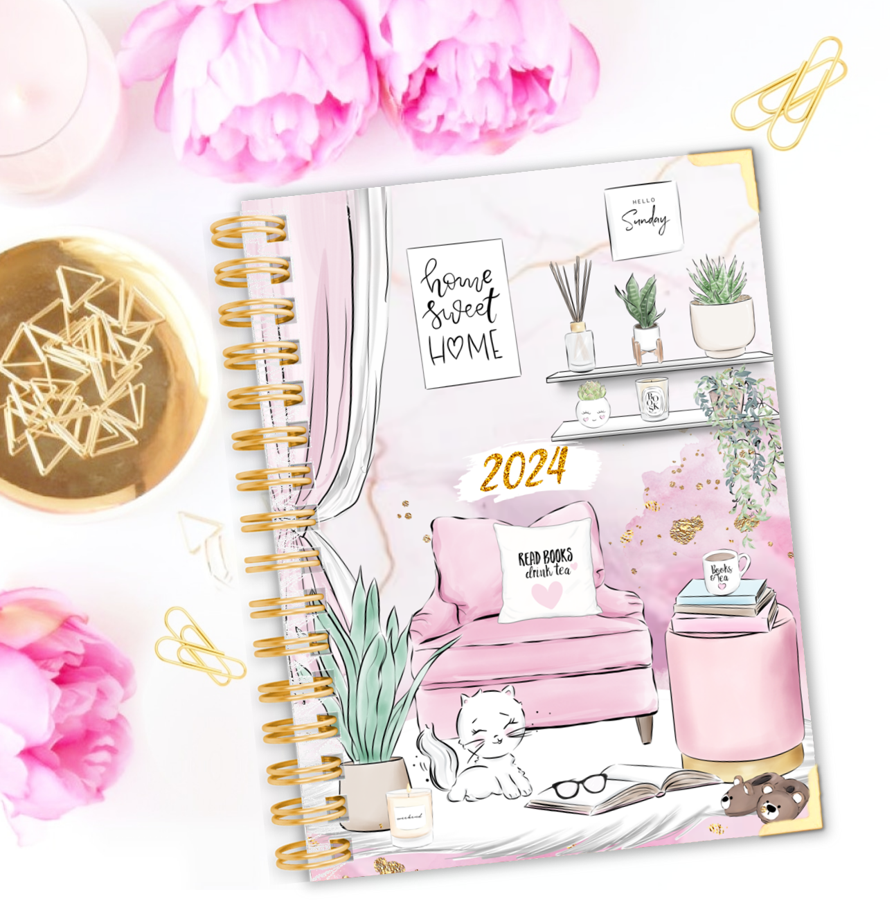 PGC Annual Planner - Books & Tea