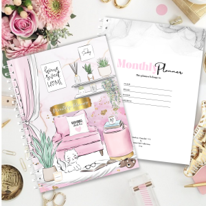Monthly Planner - Books & Tea