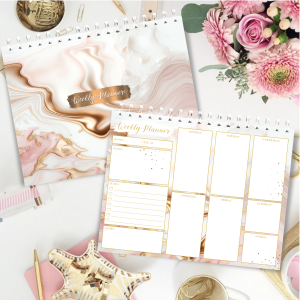 Weekly Planner - Luxury Rose Gold