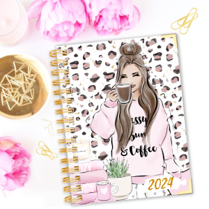 PGC Annual Planner - Messy Bun & Coffee
