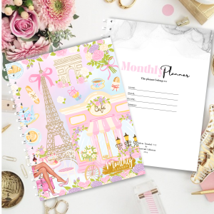 Monthly Planner - Parisian Girlie