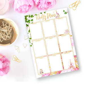 Weekly Planner Pad - Emily in Paris