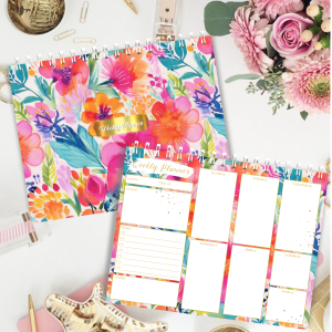 Weekly Planner - Sunset Bloom
