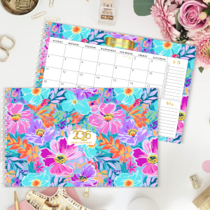 Desk Calendar - 2026 - Sunset Bloom